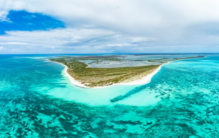 Helicopter Flight to Barbuda's Luxury Nobu Beach Club